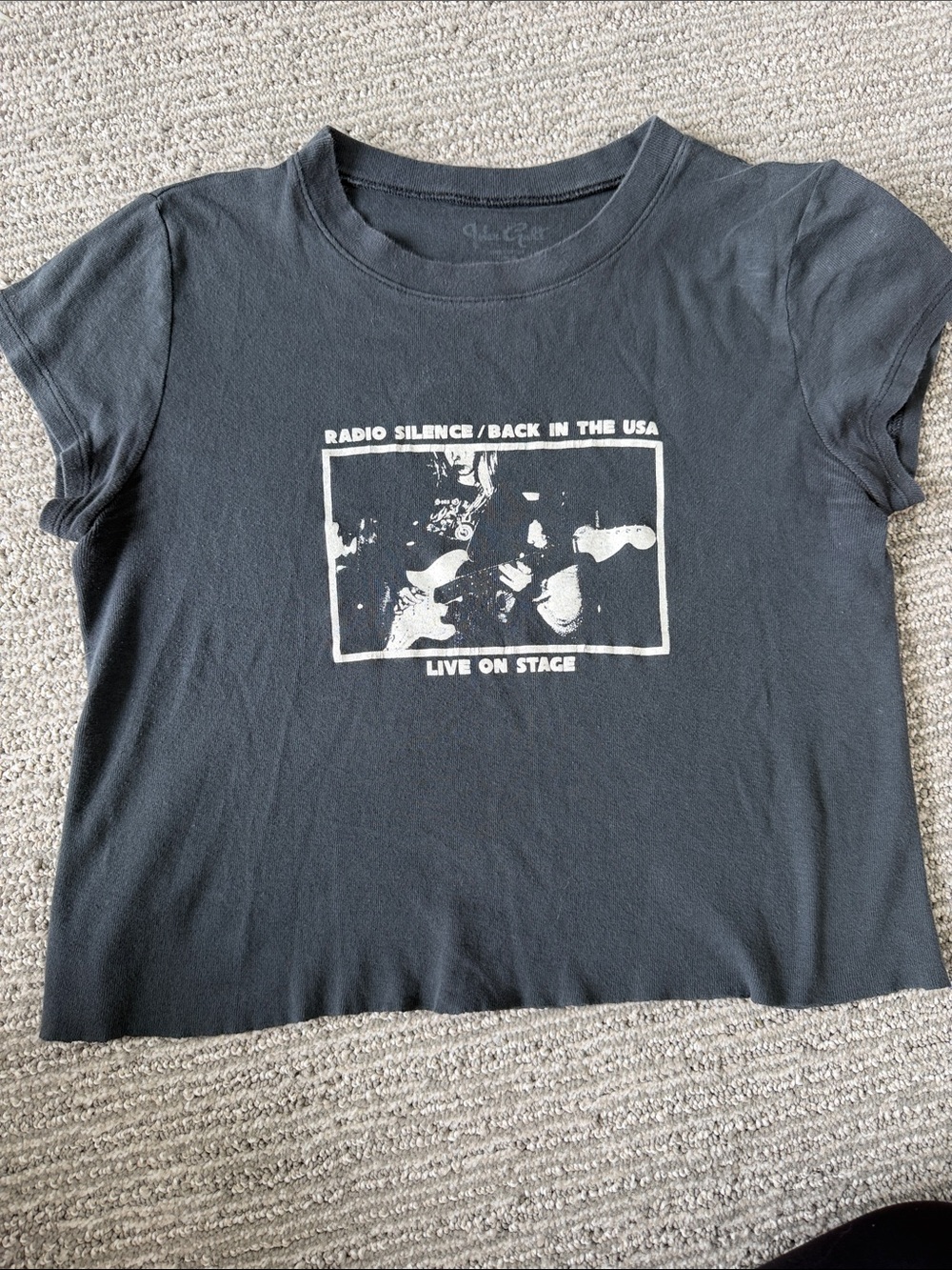 Black Graphic 'Radio Silence / Back in the USA' Tee